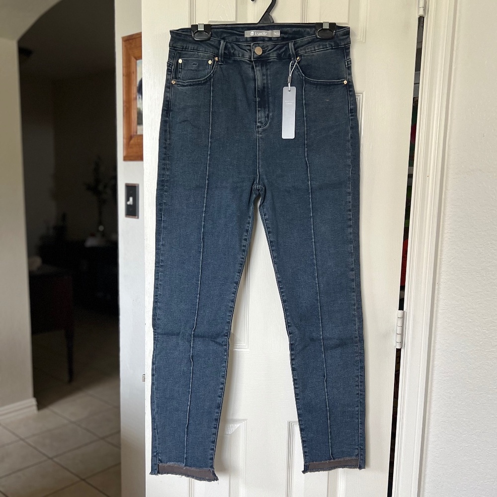 Tractr "Nina" Hight Rise Dark Indigo
